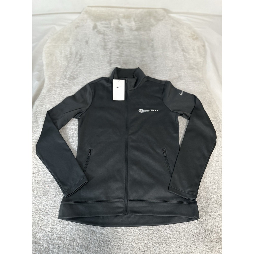 Nike Women's‎ Gray Full Zip Golf Lightweight Jacket Size Small Logo NWT